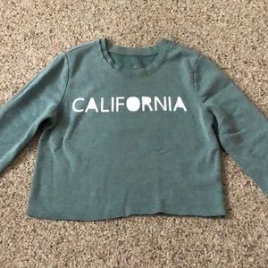 Cropped California Crewneck
